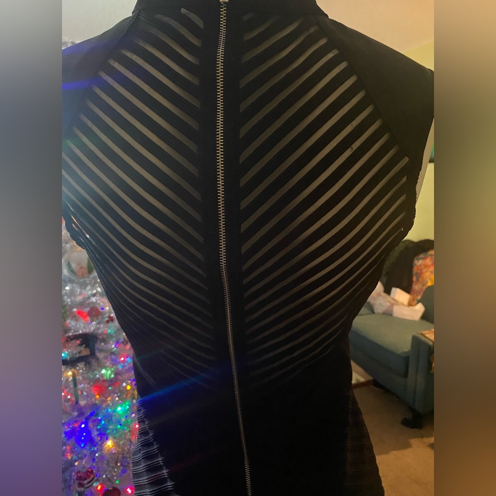 Ladies Mod Black Sheer And Solid Stripe In Case Y… - image 5